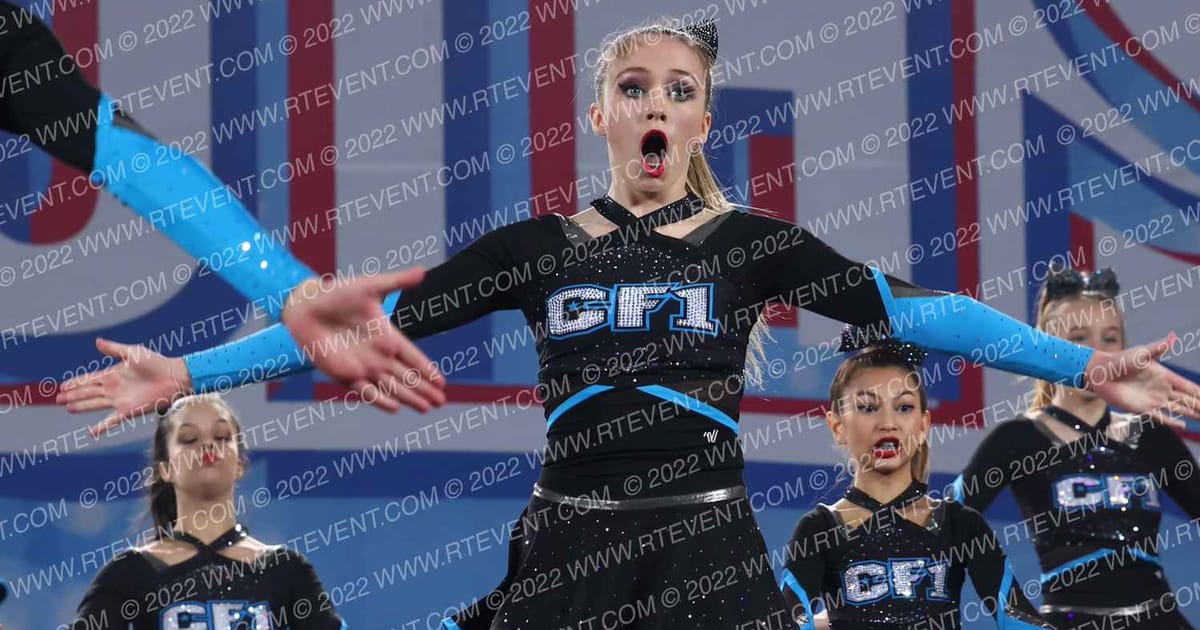 Cheer Force One Ruby Red · Biloxi Beach Blast