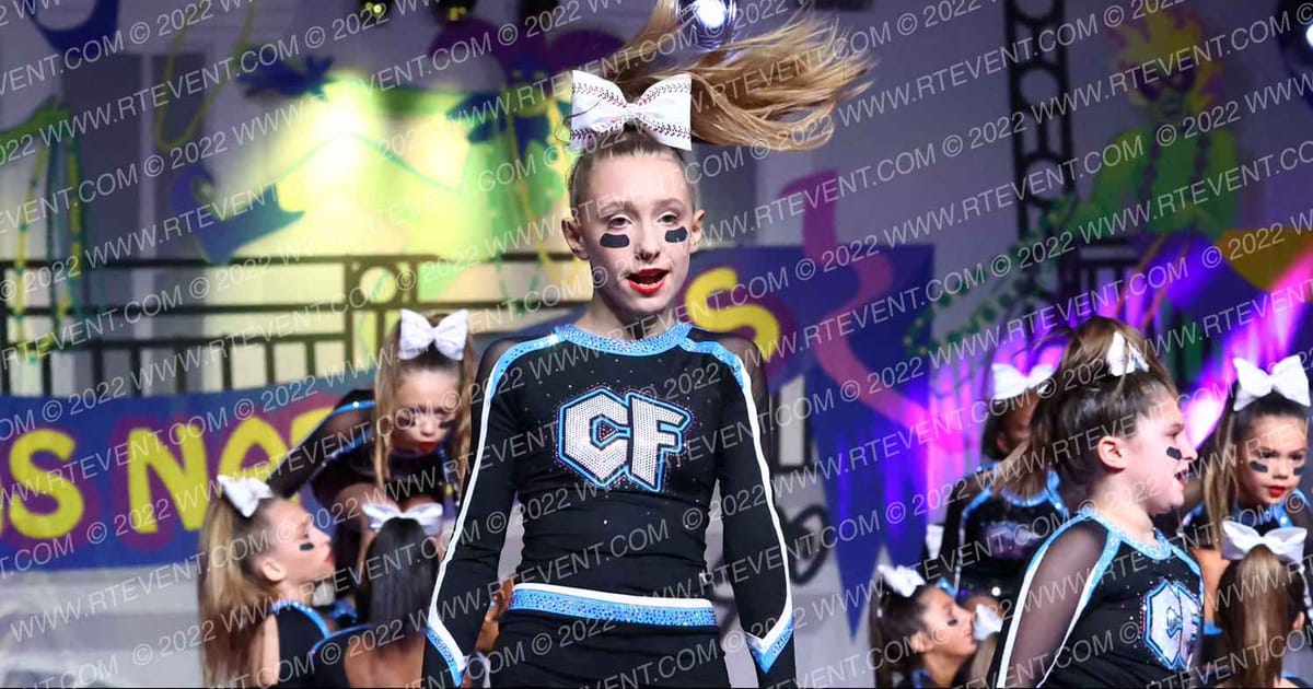 Louisiana Cheer Force Ruby Red · Mardi Gras Grand Nationals