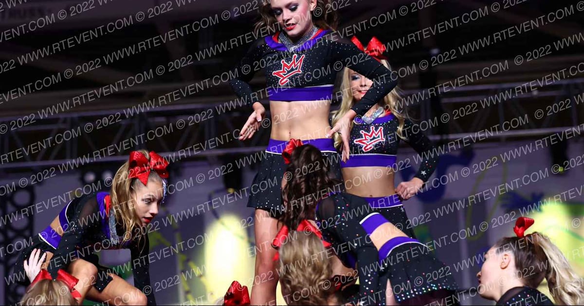 Luxe Cheer Lady Reign · Mardi Gras Grand Nationals