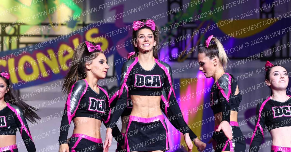 DCA Cheer and Tumbling Black Diamonds · Mardi Gras Grand Nationals