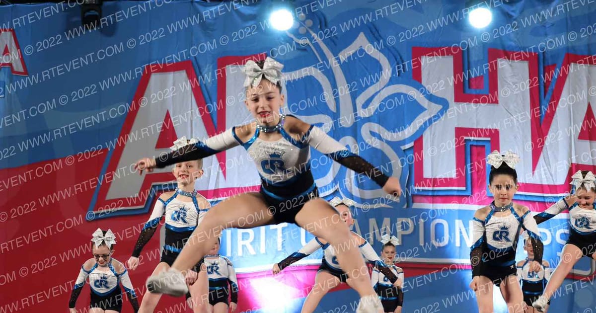 Cheerletics Royalty MINI MANGOS · Aloha Worcester Showdown