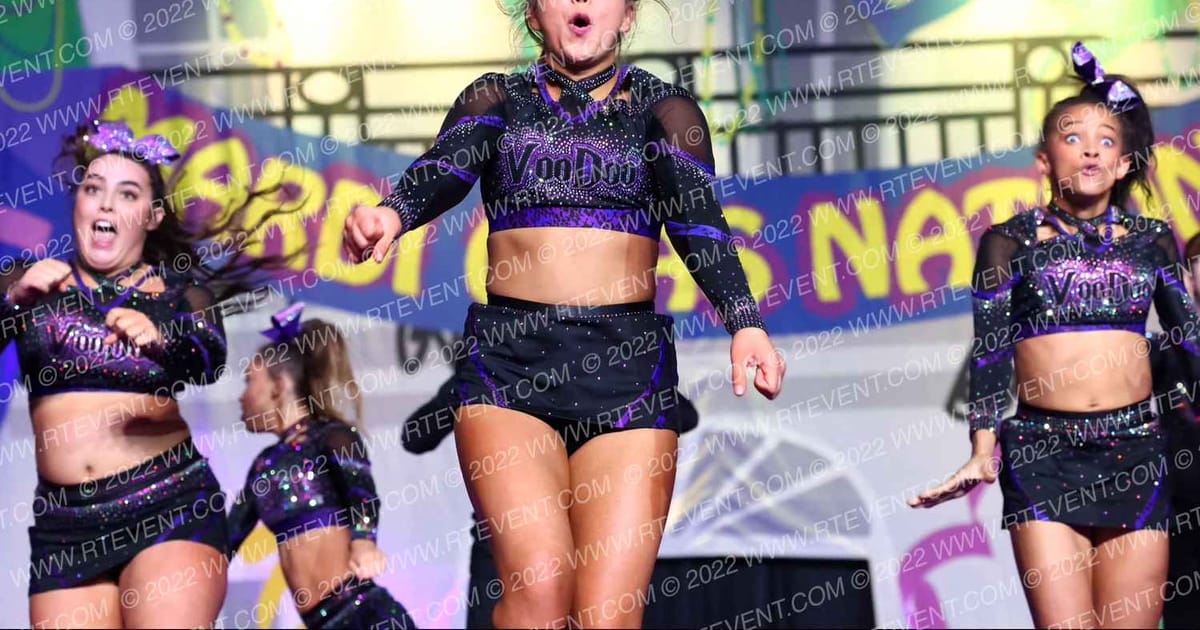 Tribe Cheer VooDoo · Mardi Gras Grand Nationals