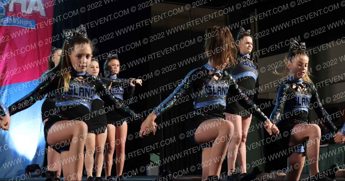 Island Cheer Blue Crew · Aloha Worcester Showdown