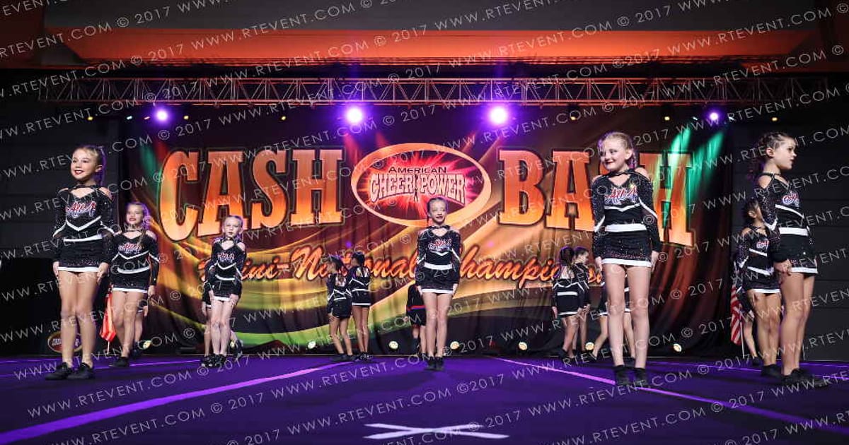 All 4 Cheer Radiant · Cash Bash Showdown DI DII