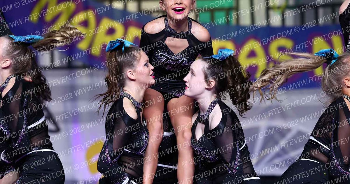 Tribe Cheer Rainmakers · Mardi Gras Grand Nationals