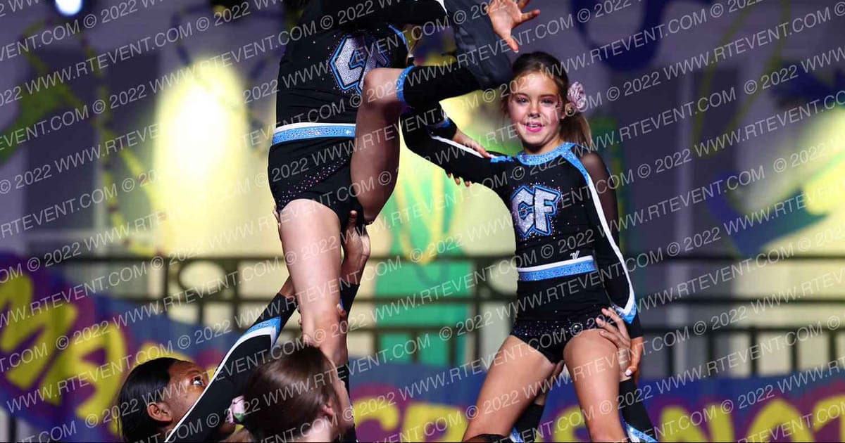 Louisiana Cheer Force Rose · Mardi Gras Grand Nationals