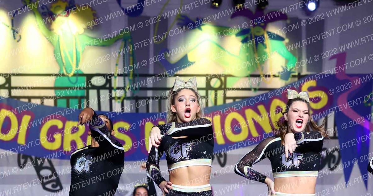 Louisiana Cheer Force Gold · Mardi Gras Grand Nationals
