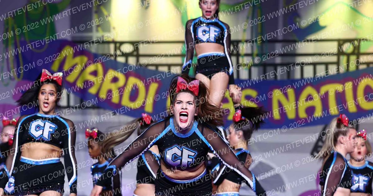 Louisiana Cheer Force Scarlet · Mardi Gras Grand Nationals