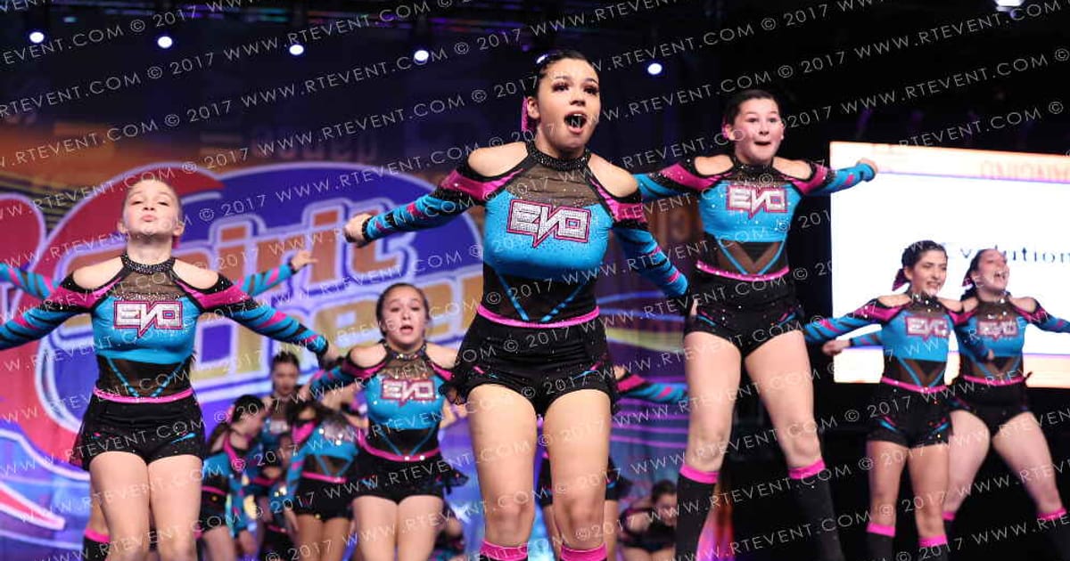 Evolution Cheer Lady Luck · Spirit Cheer Atlantic City Grand Nationals