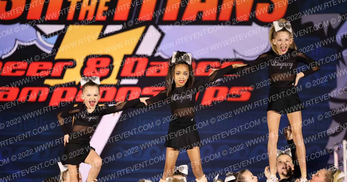 Legacy Premier Cheer Silver Lining · All Star Challenge Clash of the Titans
