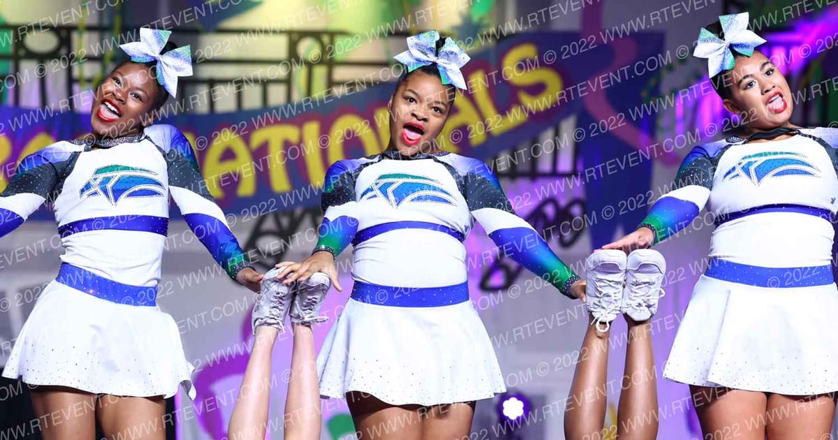 Atlanta Jayhawks NAVY · Mardi Gras Grand Nationals