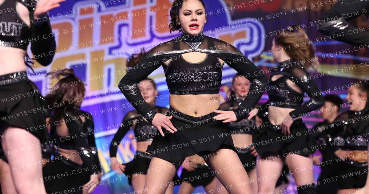 Big 10 Cheer BLACKOUT · Spirit Cheer Atlantic City Grand Nationals