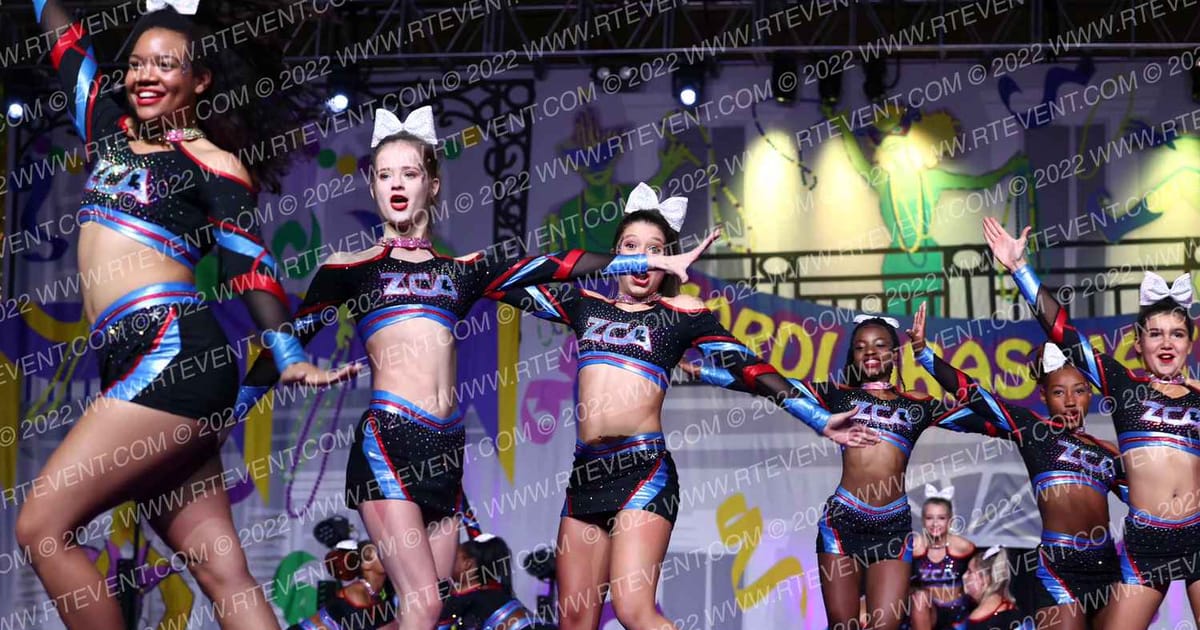 Zachary Cheer Athletics Inferno · Mardi Gras Grand Nationals