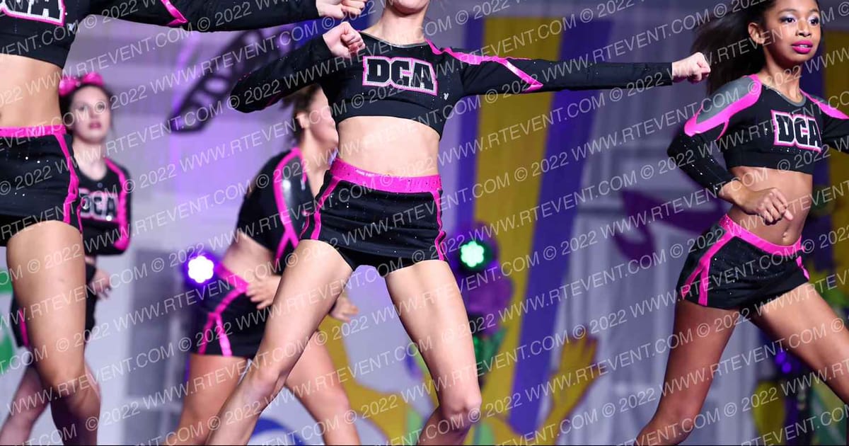 DCA Cheer and Tumbling Black Diamonds · Mardi Gras Grand Nationals