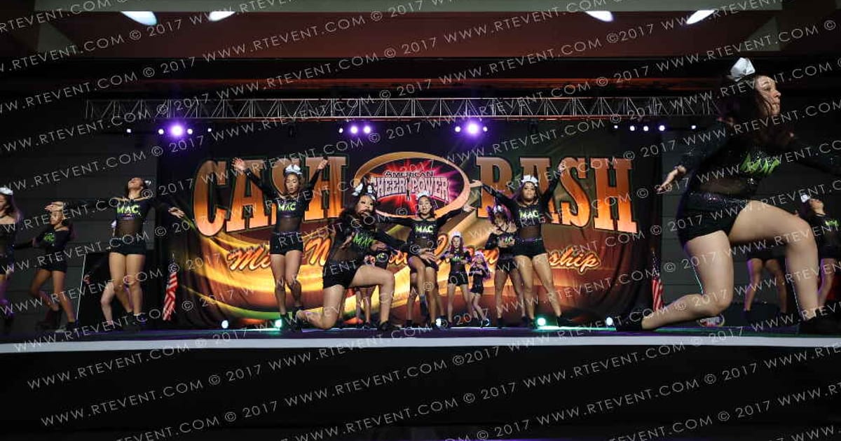 Modern American Cheer Onyx · Cash Bash Showdown DI DII