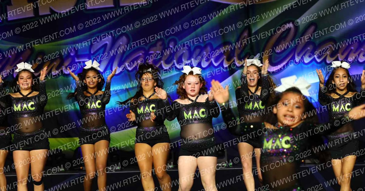 Modern American Cheer Black · Cash Bash Galveston DI DII