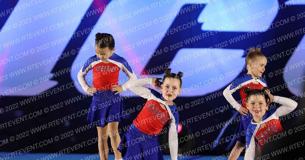 Elite Gym USA Twinkles · Peach Classic