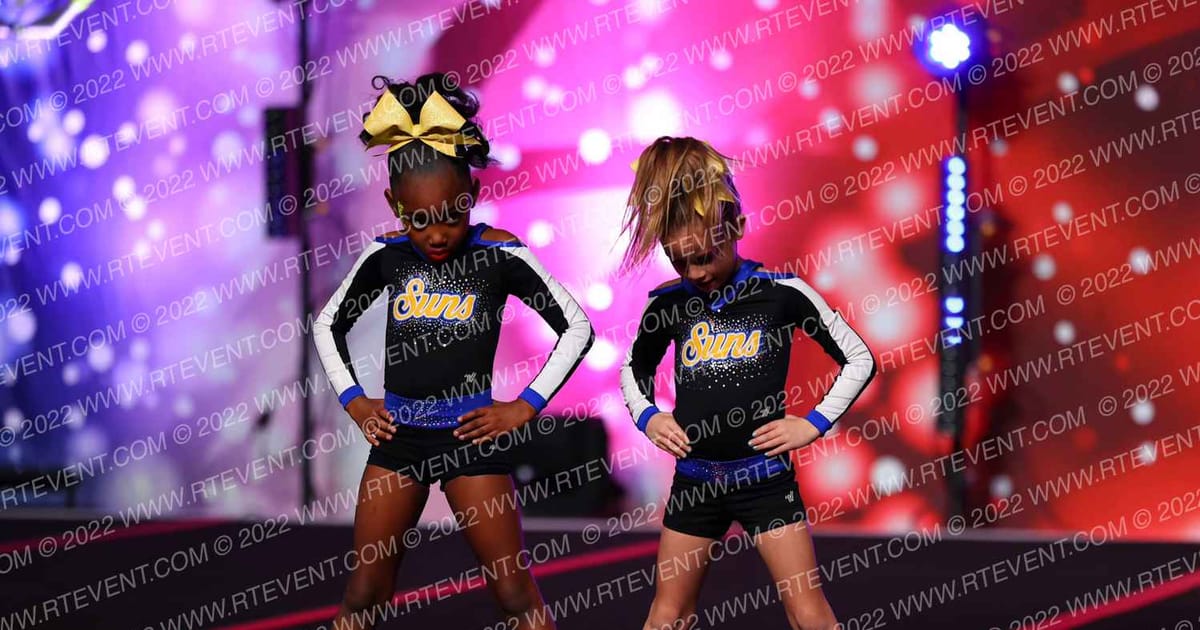 Cheer Central Suns Tiny Yellow · Spirit Sports Colorado Springs Nationals