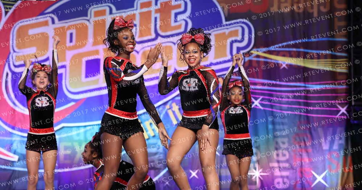 New Jersey Spirit Explosion FIRE · Spirit Cheer Atlantic City Grand Nationals