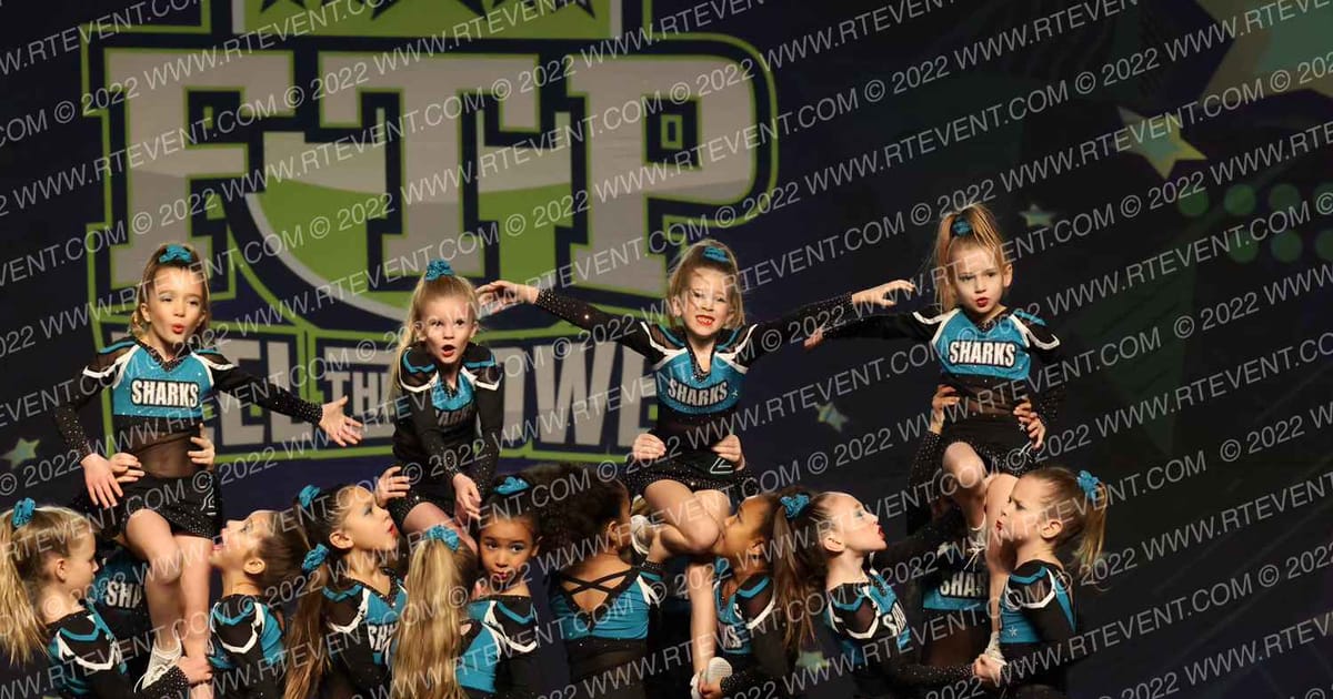 Cheer Sport Sharks - Ancaster Leopard · Feel The Power East FIXED
