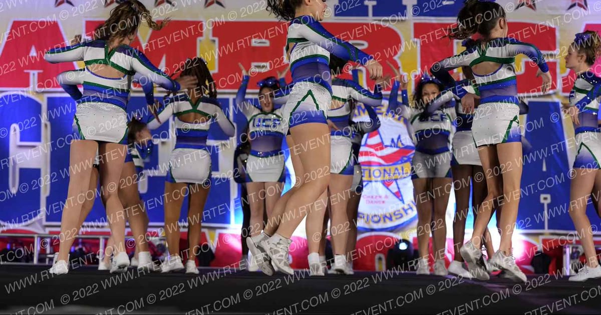 University Cheer Force Hail · The American Championships San Jose Pac West Grand Nationals