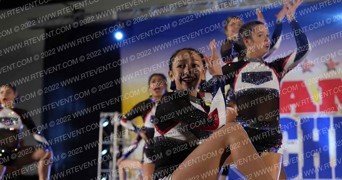 American Cheer SR RED · The American Championships San Jose Pac West Grand Nationals