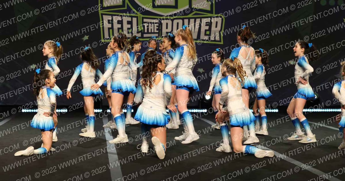 Beach Cheer Athletics Swirl · Feel The Power East FIXED