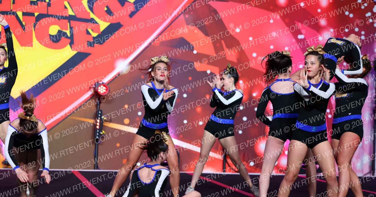 Cheer Central Suns Senior Gold · Spirit Sports Colorado Springs Nationals