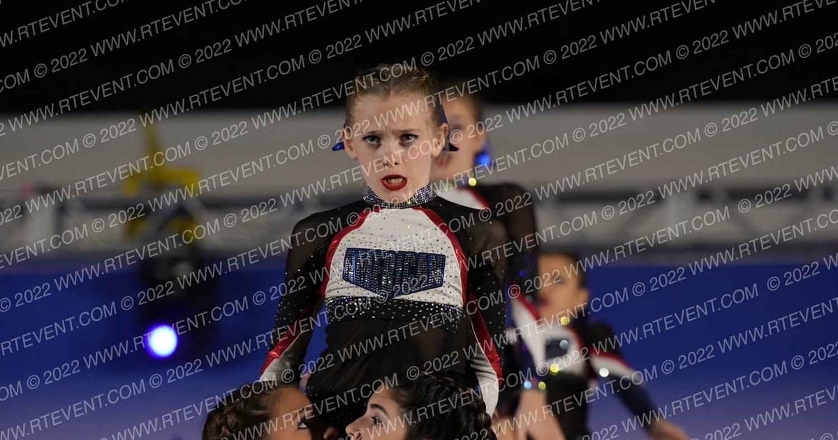 American Cheer JR BLUE · The American Championships San Jose Pac West Grand Nationals