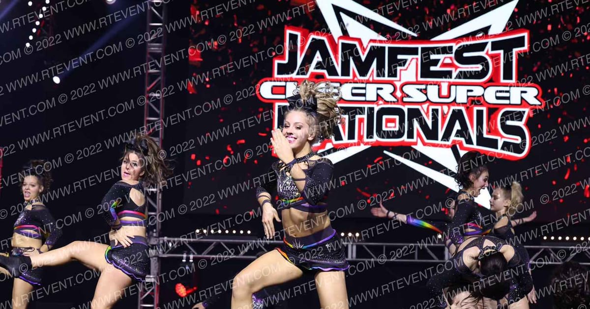 Wicked Elite Dark Angels · Cheer SUPER Nationals