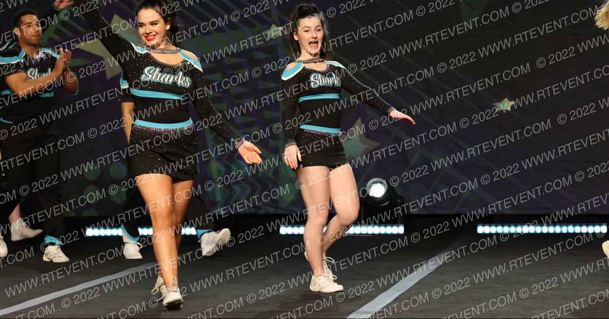 Cheer Sport Sharks - Toronto Finback Sharks · Feel The Power East FIXED