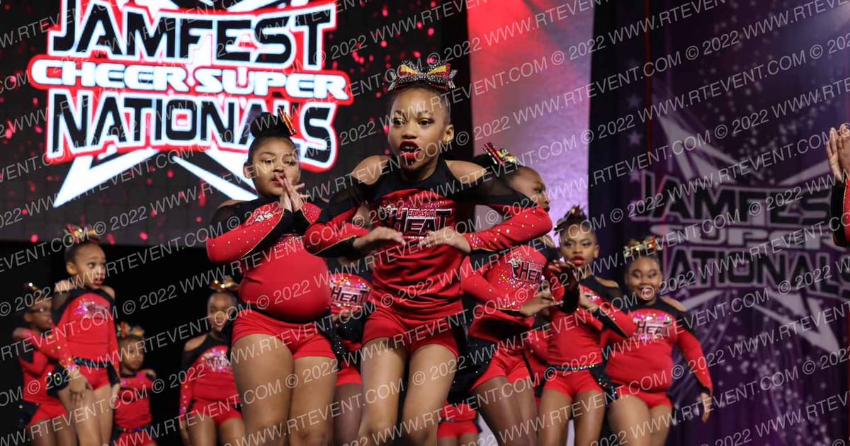 Crimson Heat All Stars Bomb Squad · Cheer Super Nationals
