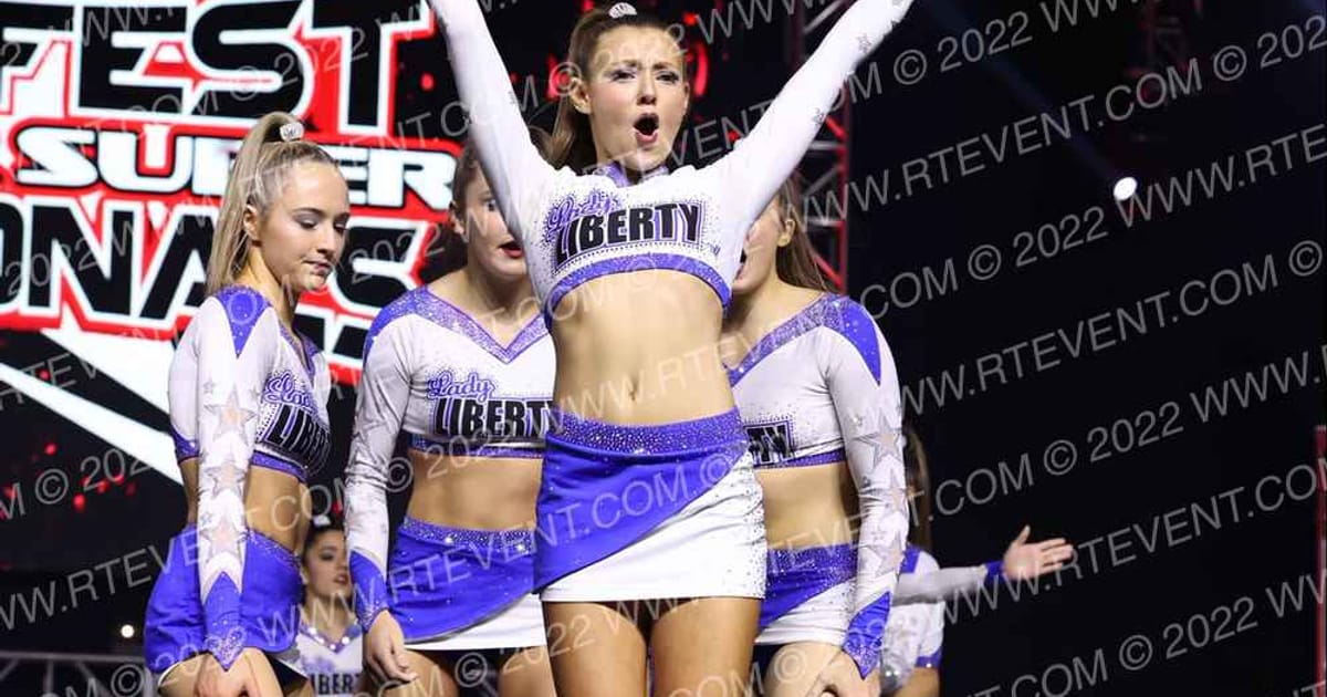 Zone Cheer All-Stars Lady Liberty · Cheer SUPER Nationals