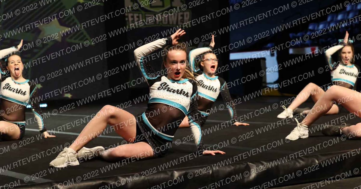 Cheer Sport Sharks - Kitchener Cosmo Sharks · Feel The Power East FIXED