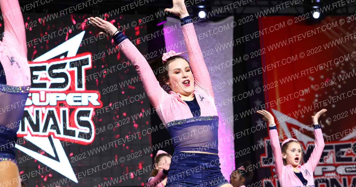 JAM Athletics Pink Ladies & Tbird · Cheer SUPER Nationals