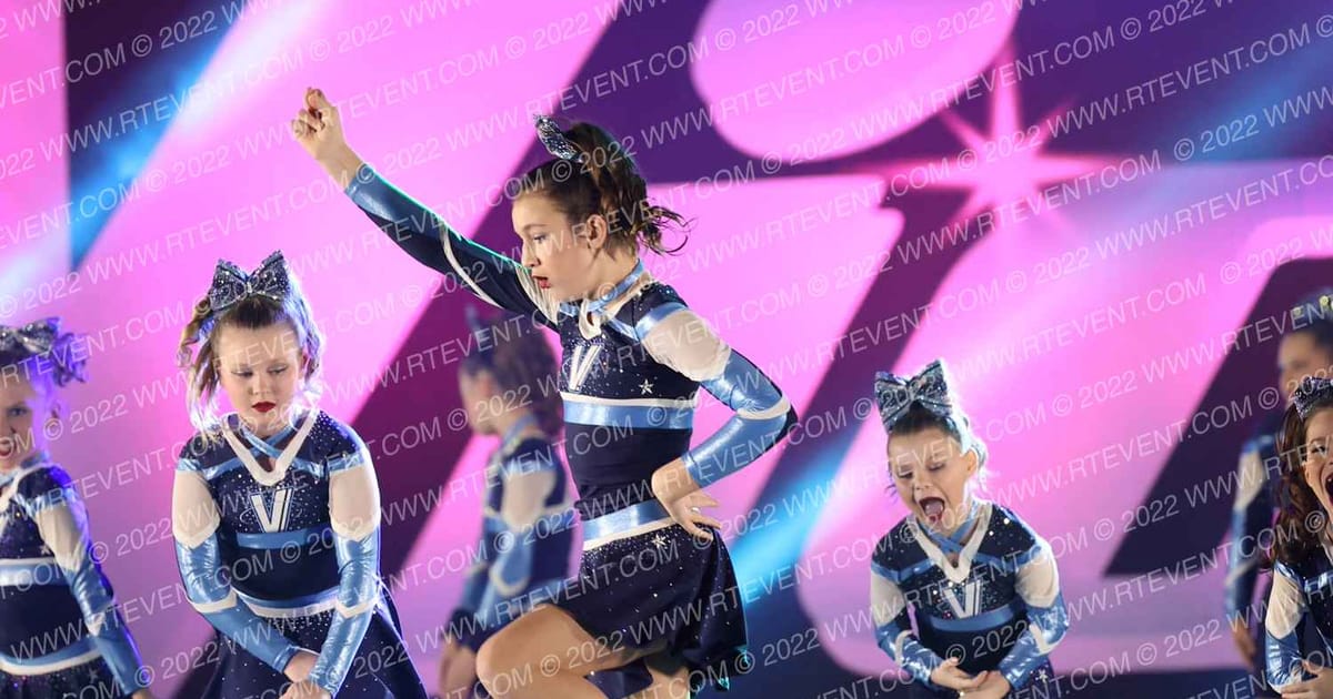 Victory Cheer and Tumble Starburst · Peach Classic