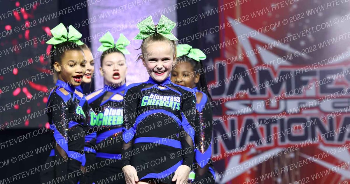 Bluegrass Cheercats Lime Leopards · Cheer Super Nationals