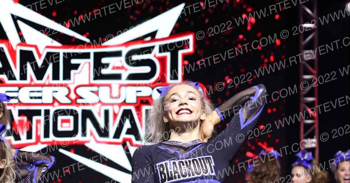 Maryland Twisters Virginia Blackout · Cheer Super Nationals