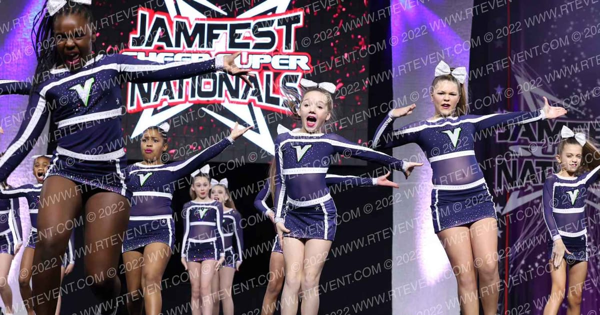 CheerVille MJ Black Widows · Cheer Super Nationals