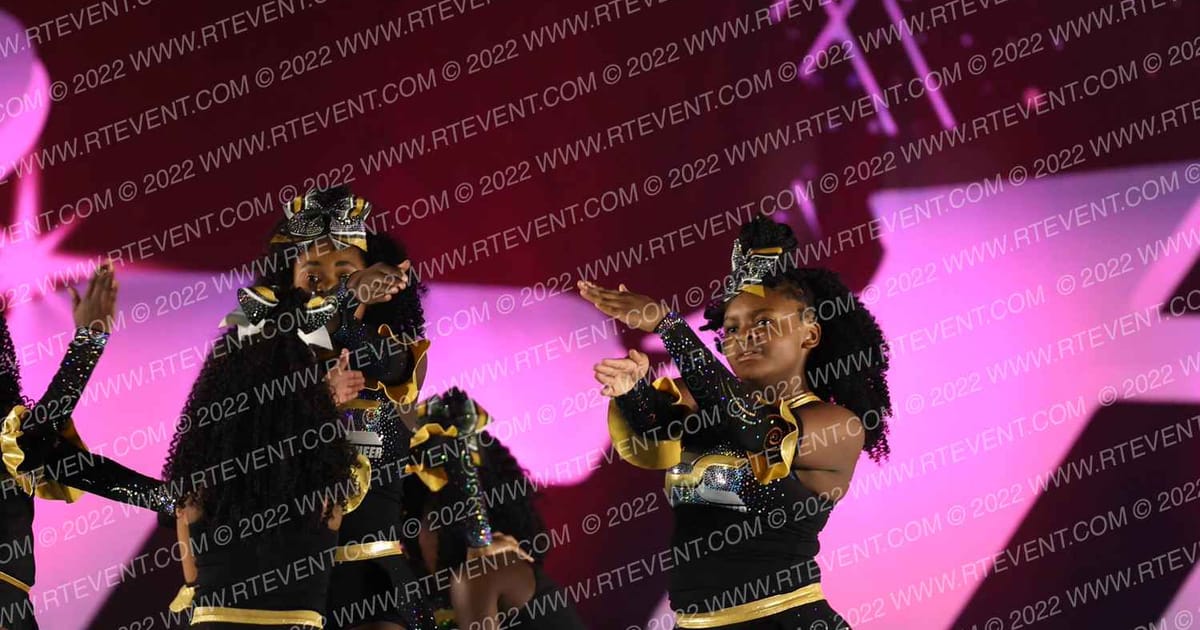 Precision Cheer Allstars Co. Onyx · Peach Classic