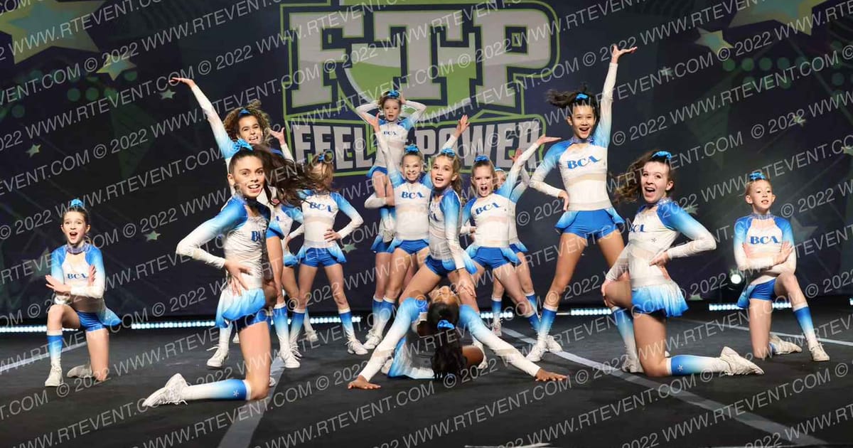 Beach Cheer Athletics Surge · Feel The Power East FIXED