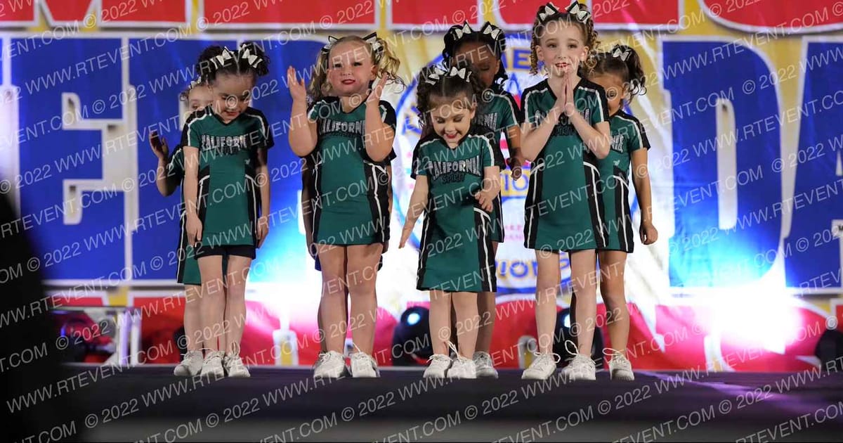 California Spirit Elite TINY TIARAS · The American Championships San Jose Pac West Grand Nationals