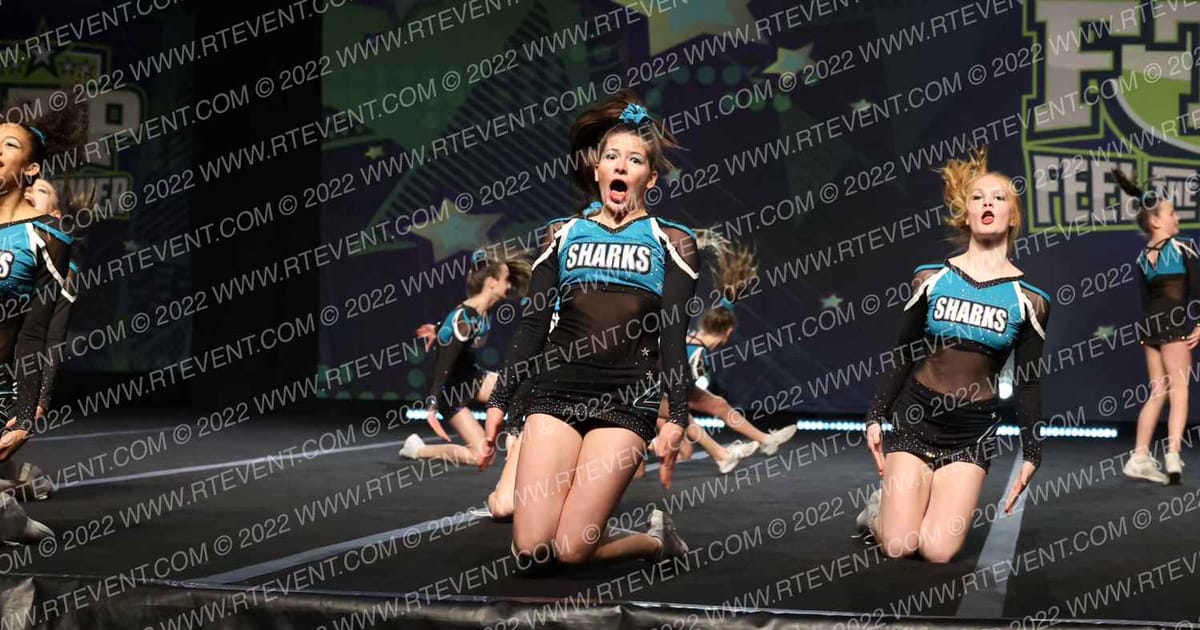 Cheer Sport Sharks - Ancaster Bahama · Feel The Power East FIXED