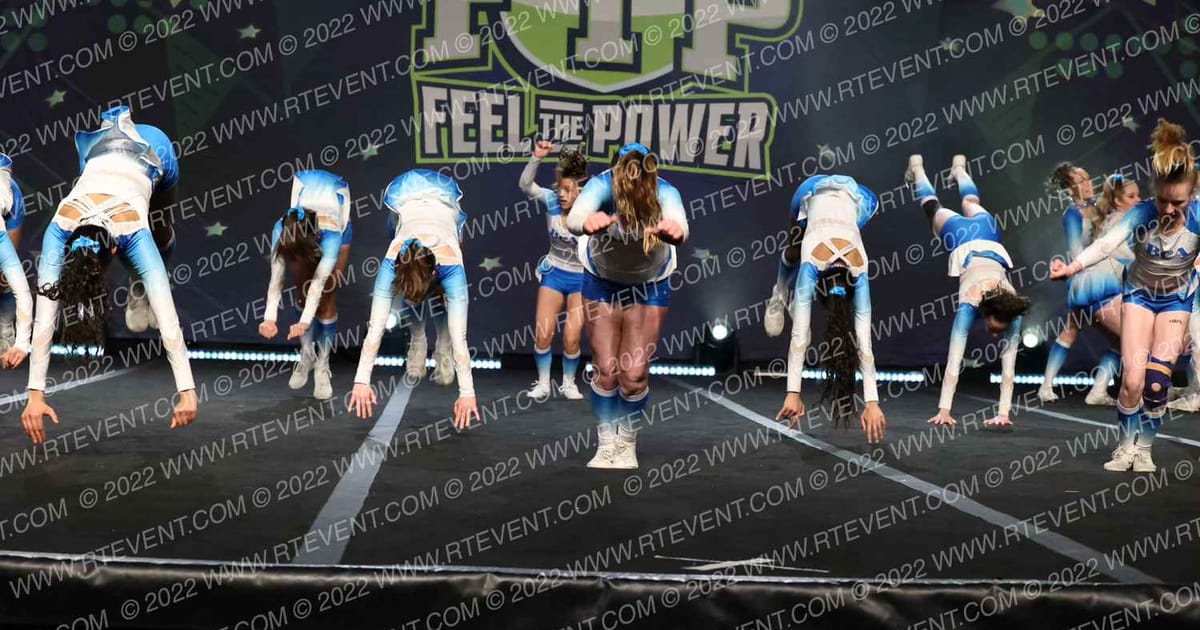Beach Cheer Athletics Tidalwave · Feel The Power East FIXED