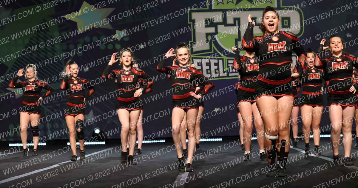 London Heat Cheerleading Code Black · Feel The Power East FIXED