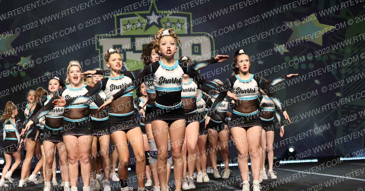 Cheer Sport Sharks - Kitchener Zebra Sharks · Feel The Power East FIXED