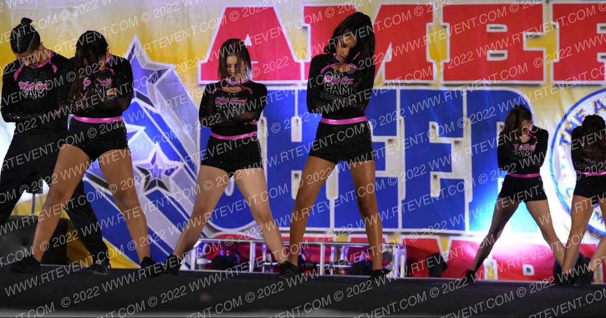 West Coast Fame Allstars Cheer GLAMOUR · The American Championships San Jose Pac West Grand Nationals