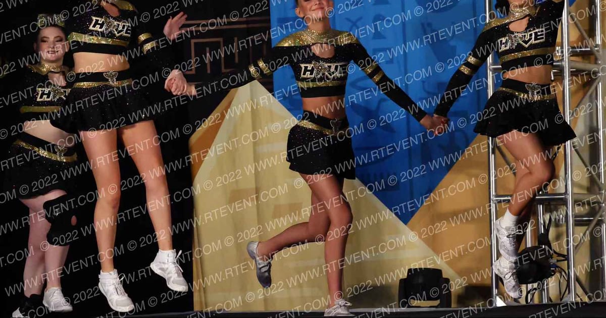 The Hive Cheer Yellow Jackets · All Star Challenge Queen of the Nile