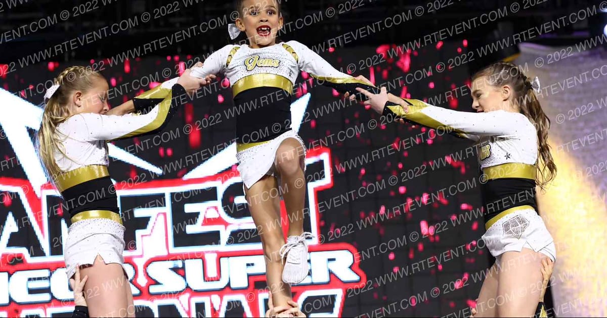 HCA Gems Dark Knights · Cheer SUPER Nationals