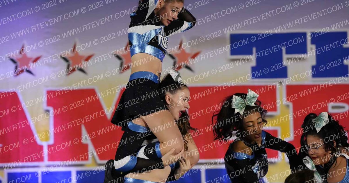 Triple Threat Cheer NORTH STARS · The American Championships San Jose Pac West Grand Nationals